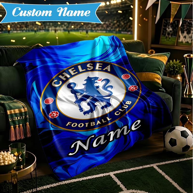 Custom Name House Chelsea Blanket Lightweight Ideal Bedding Blanket Perfect for Travel, Camping, Living Rooms, Sofas, Christmas Gift