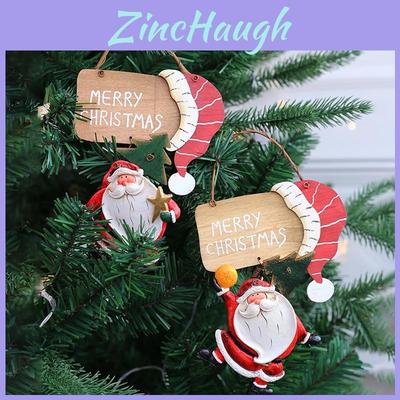 Christmas Tree Decorations Resin Hanging Tags For Holiday Scene Decor Gift Items