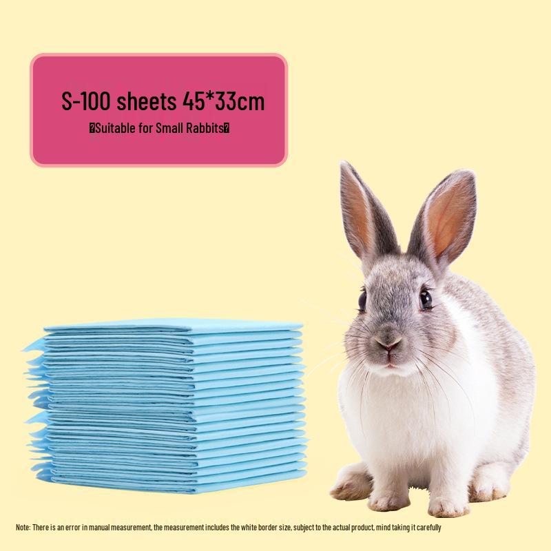 

Thickened Deodorizing Pet Pee Pads for Small Animals: Absorbent Care for Rabbits, Guinea Pigs, Cats, and Dogs.