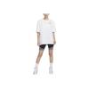 Jordan Solid Color Crew Neck Logo Print Short Sleeve T-Shirt Women Tops White DD7058-100