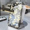 Full screen small daisy suitable for iPhone17promax Apple 16 mobile phone case 15/14 fine hole 17 niche simple