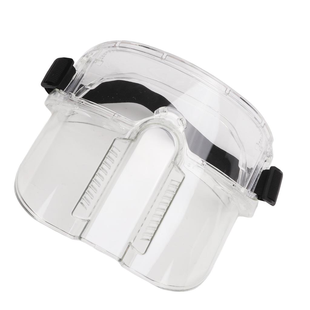 Full Face Shield Transparent Detachable UV Resistant Antisplash Protection Guard for Kitchen