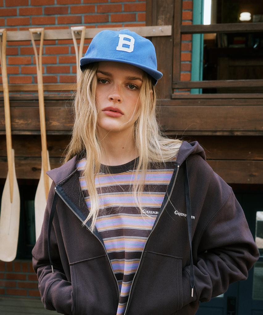 GREENBUTTER B Logo Cap (L/Blue)