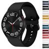 Silicone Strap for Samsung Galaxy Watch 7 6 5 4 40mm 44mm Color Tonal Buckle Bracelet for Galaxy 6 4 Classic 47mm 43mm 46mm Band