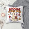 Spooky And Fun Halloween Pattern Square Pillowcase Cushion Cover Pillow Case Throw Pillow Cover for Home Bedroom Car