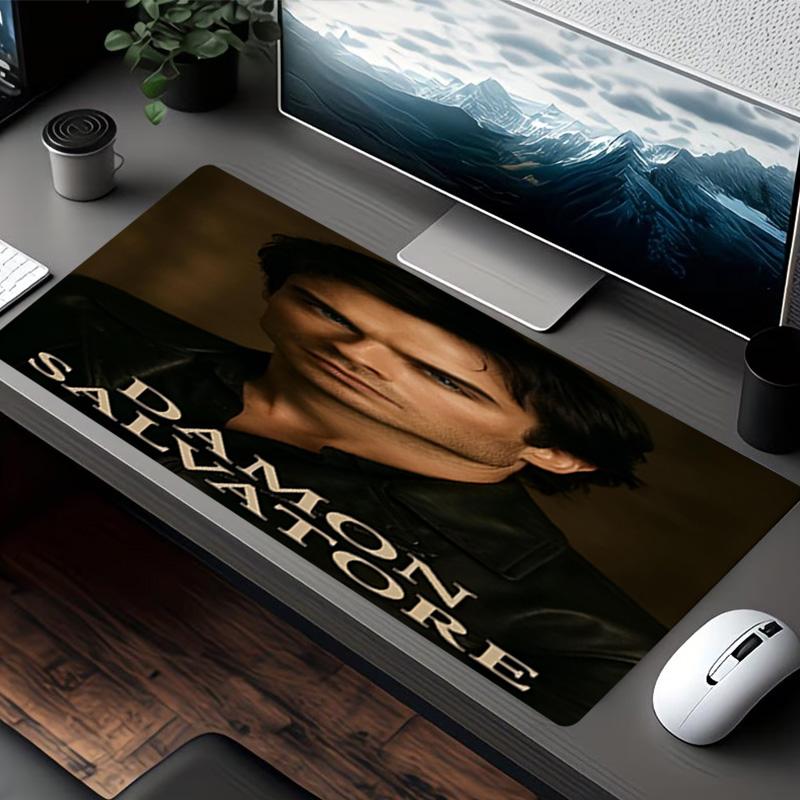 Damon Salvatore Print Mouse Pad, for Keyboard Pad Laptop PC Mat for Office Home Use, Desk Decor, Perfect Birthday Gift for Gamers