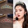 Bridal Crown Colored Rhinestone Headband Baroque Alloy Crown Wedding Dress Accessories Hair Accessories