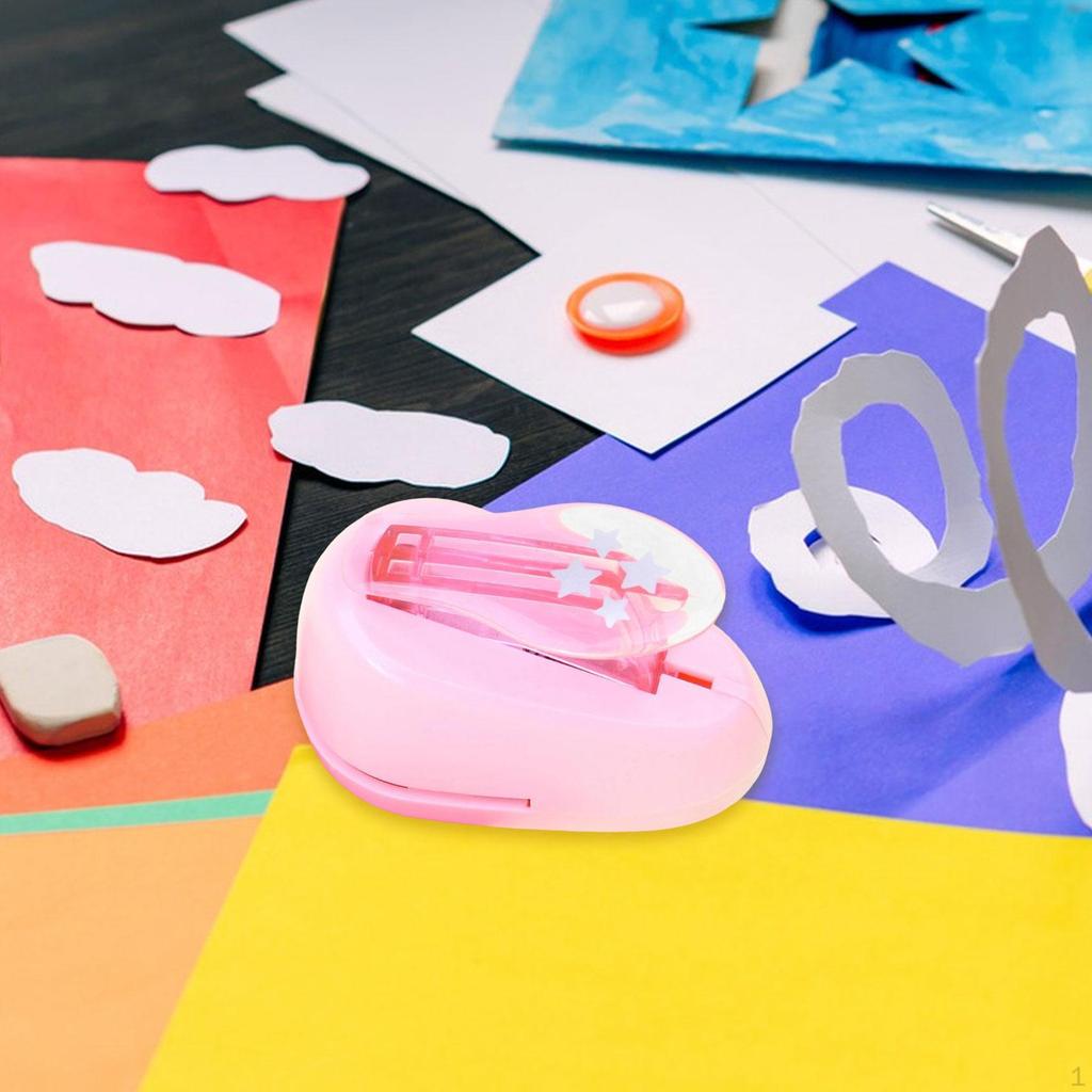Punch Crafting for DIY Scrapbooking Handmade Card Making with Lever Action Ergonomic PP Material