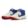 Nike Scarpe da Basket Team Hustle D 10 Flyease Antiscivolo Ammortizzazione Resistente all'Abrasione Basse Bianche Blu Unisex DD7303-103