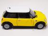 Kinsmart Mini Cooper S Yellow scale diecast model car KT5059 1/28