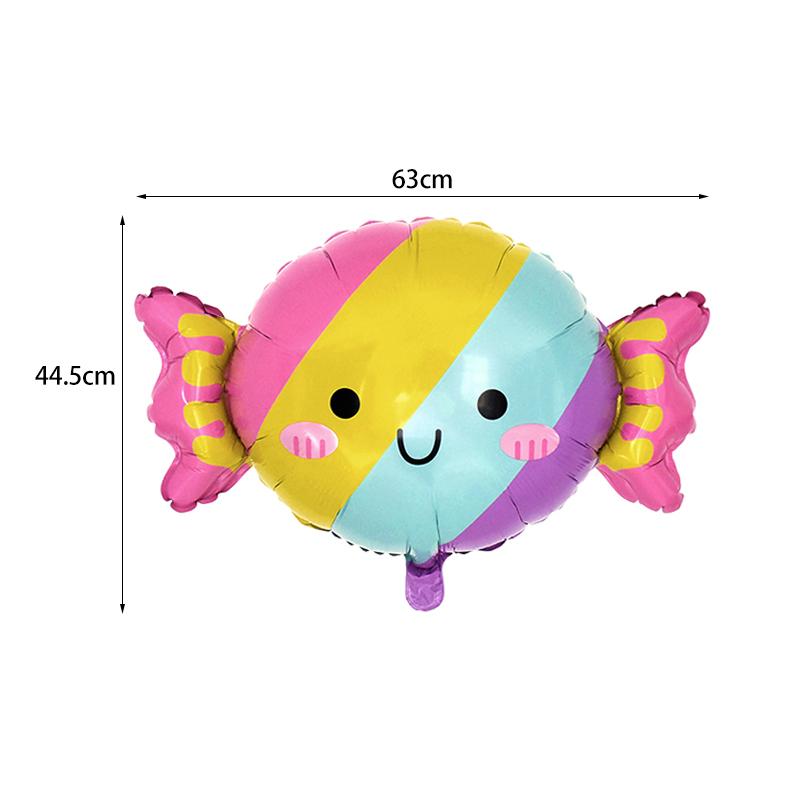 

1/5 шт. Фольгированные шары в виде мороженого, конфет, торта, десерта для девочек, летняя вечеринка по случаю дня рождения, украшения для кенди-бара, детская игрушка, мультяшные воздушные шары as picture