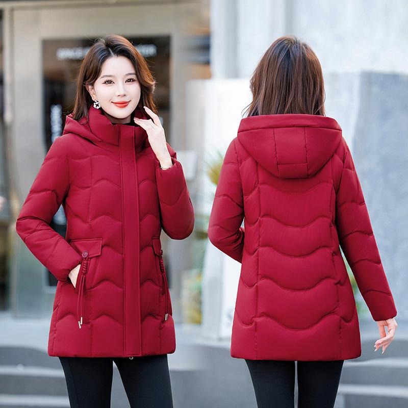 Winter Cotton-padded Jacket for Women, Long, Fashionable, Loose Down Cotton Jacket, Warm Cotton-padded Jacket