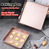 Nonstick Oven Baking Pan 22.2cm/28.5cm Bakeware Pans Gold Bake Mold