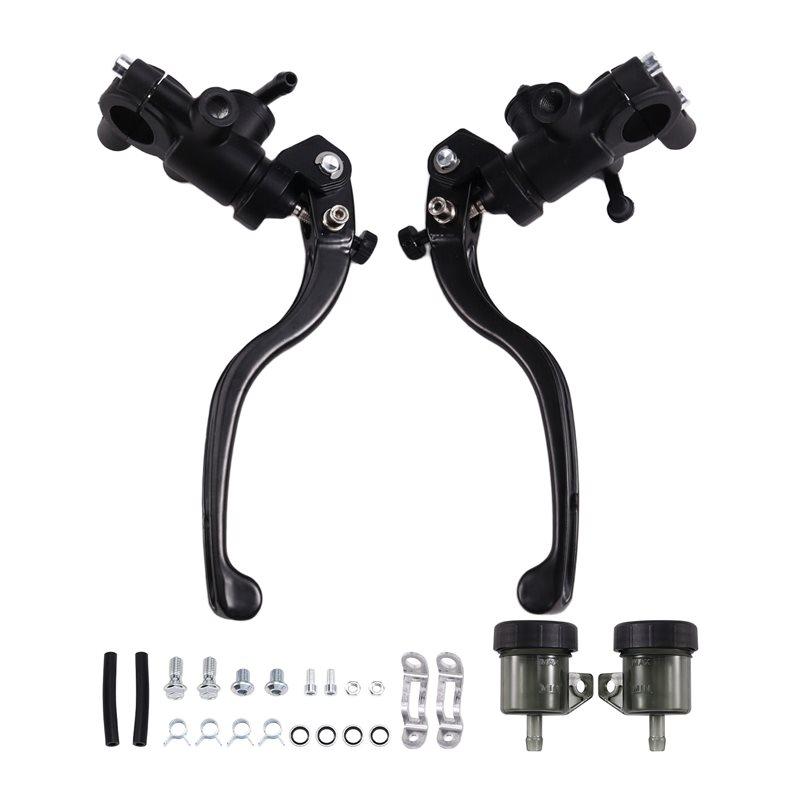 17.5Mm Motorcycle Brake Clutch Lever Hydraulic Brakes Master Cylinder For 22Mm Universal Motorcycle