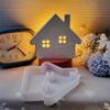 Christmas House Resin Silicone Molds Silicones Concrete Cement Moulds Christmas House Silicone Molds for Epoxy Resin