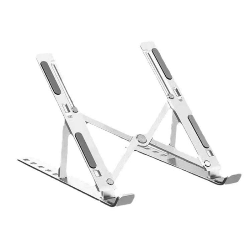 Laptop Stand For 7-15.6 Inch Laptop Metal Material Foldable Portable Laptop Heighten Laptop Holder Bracket Notebook Stand серебряный