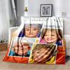 Classic Tv Throw Blanket Golden Girls Friend Ship Flannel Lightweight Plush Fuzzy Cozy Soft Blankets and Throws Custom Blankets