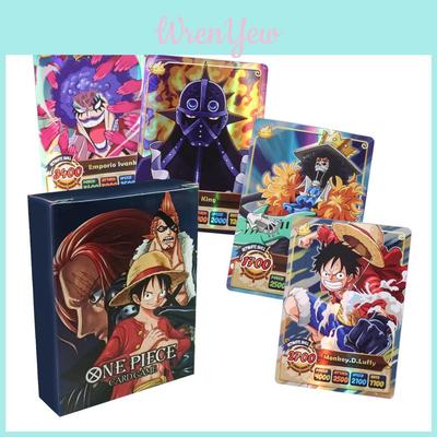 50 Tarjetas Flash de Anime en Inglés Demon Slayer One Piece Tarjetas de Colección de Juegos Tarjetas de Duelo