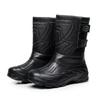 Мужские зимние и осенние водонепроницаемые и морозостойкие рыболовные ботинки, противоскользящие и съемные мягкие походные и зимние ботинки40-46
