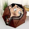 Sig. Fagiolo, Automatico Apertura e Chiusura Cartoon, Struttura a 8 stecche Ombrello Portatile, Adatto per Uomini e Donne in Tutte le Stagioni Regalo Perfetto