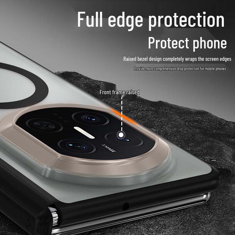Huawei Mate X7 Skin-Friendly Magnetic Hinge Phone Case