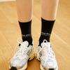 NMOO.OU S39_LOVELY RIBBON SOCKS_black