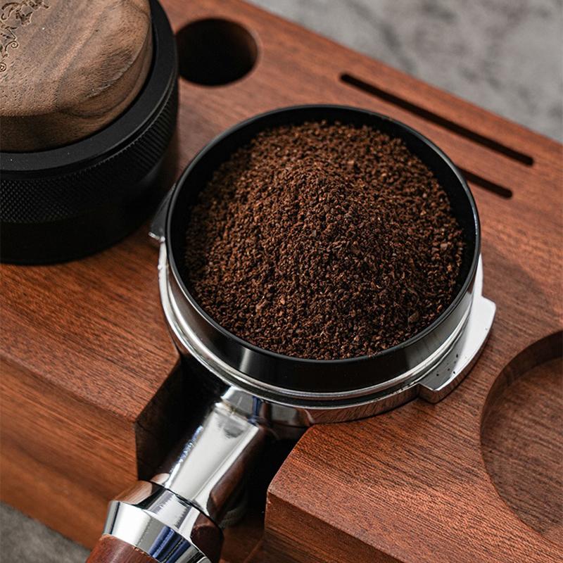 1 Pcs Silver Black Coffee Dosing Ring Magnetic Espresso Intelligent Funnel 51Mm 53Mm 54Mm 58Mm For Portafilter Barista Tools