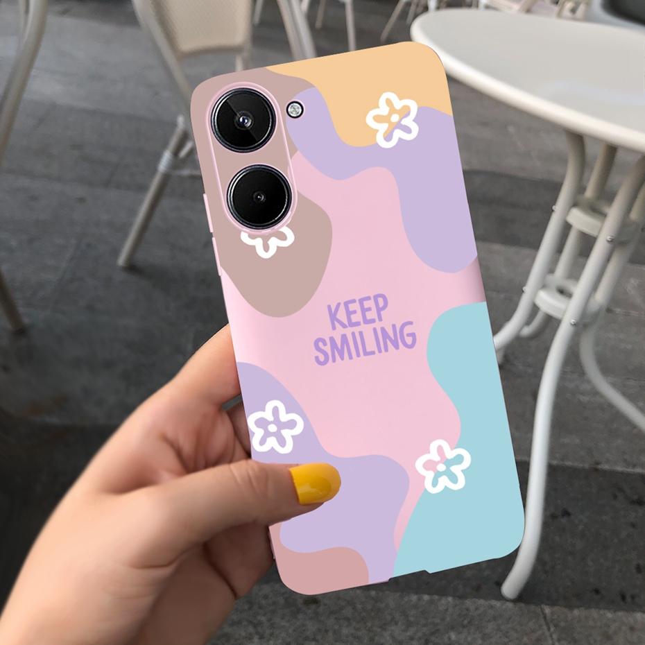 For Realme 10 2022 Lovely Printing Jelly Silicone Case For Realme10 RMX3630 Funda Realme 10 4G Soft TPU Phone Cases