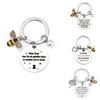 Creative And Charming Stainless Steel Bee Keychain Ideal For Teacher's Day Gifts