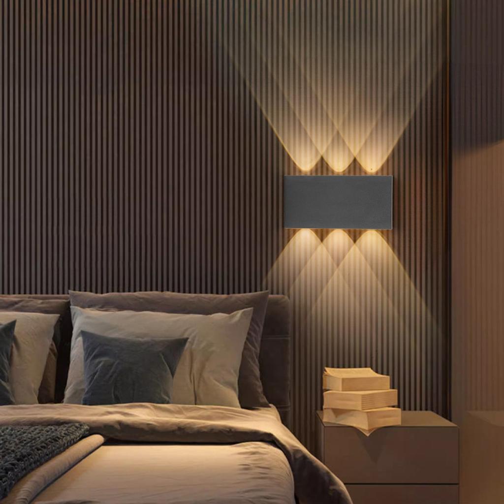 Battery Operated Wall Sconce USB Rechargeable Dimmable 3 Modes Up Down Lighting Magnetic Attraction Adhesive LED Wireless Wall Lights