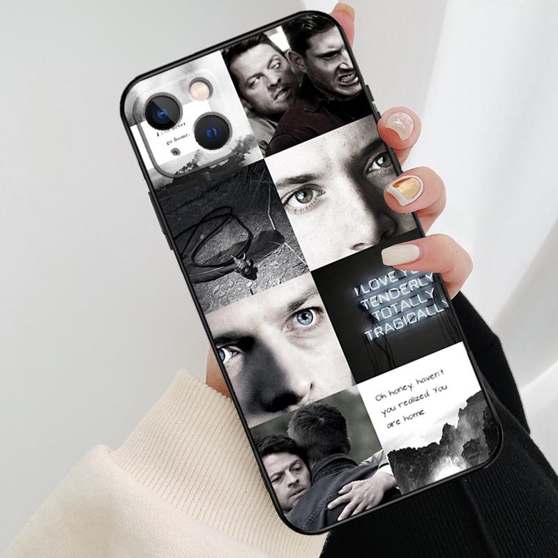 Supernatural Phone Case For iPhone 13 14 15 16 Pro Max 11 12 XS XR X Plus Shockproof Bumper Soft Cover