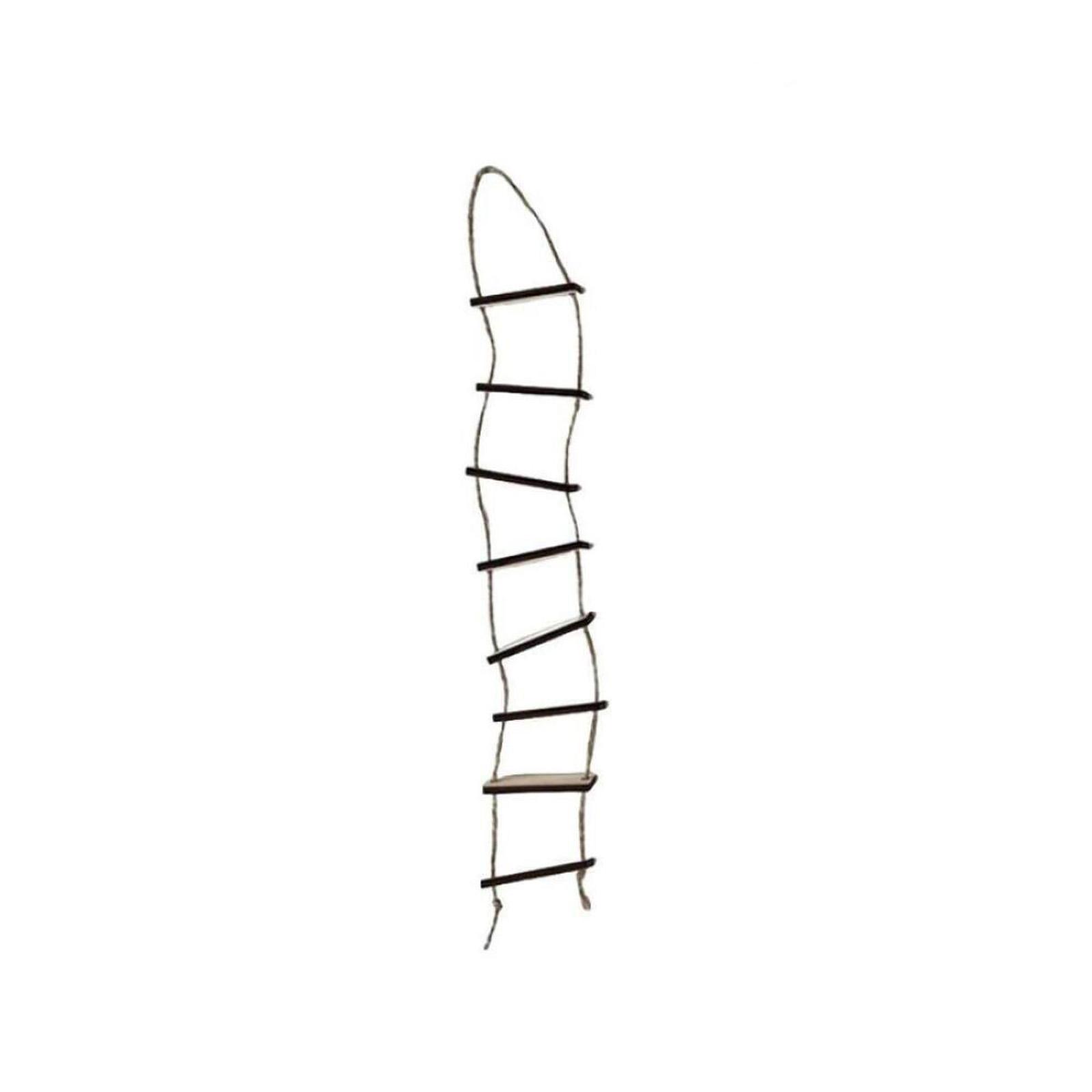 Miniature Ladder Decors Hanging Ornament for Dollhouses Microlandscape Accessories DIY Crafts Mini Wooden Rope Ladder