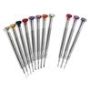 Nonslip Textured Screwdriver Sturdy Tool Steel Head Lightweight Aluminum Shaft Ideal For Clock Repair Projects