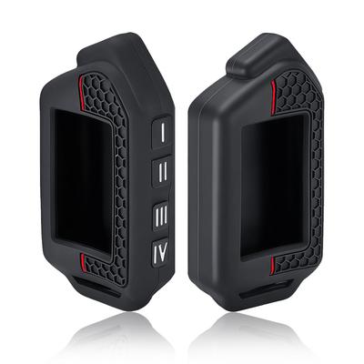 4 Buttons Silicone Key Case Cover LCD Remote Shell for Scher-Khan Mobicar 1 2 3 A B M10 M20 Two Way Car Alarm System Accessories