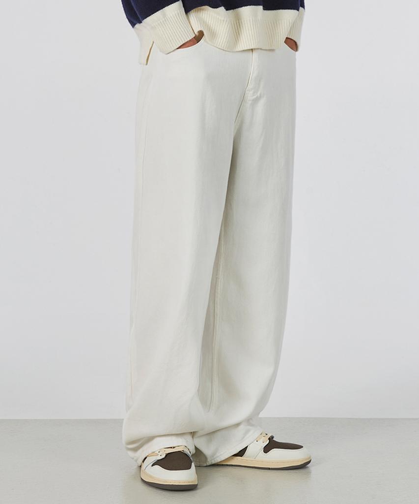 Good Life Works Easy Wide Denim Pants Off-White