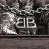 Balenciaga Arena Calfskin Chain Bag Handbag, Shoulder Bag Women's Dark Gray 7659662AASD1314
