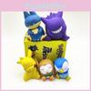 Mini Pvc Highquality Figures Sleepy Pikachu And Snorlax Toys