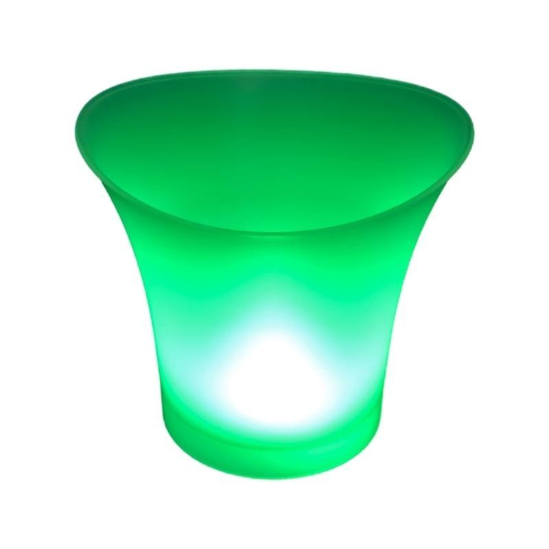 LED Glowing Ice Buckets Bar Nightclub Light Up Champagne Beer Bucket