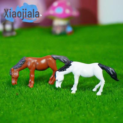 Moss Micro Landscape Decor: New Style Miniature Horse Pony PVC Handmade Doll