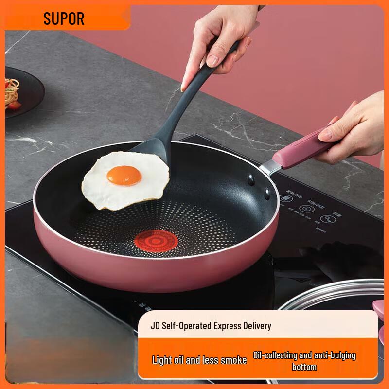 

SUPOR Fire Red Dot 28cm Non-stick Frying Pan