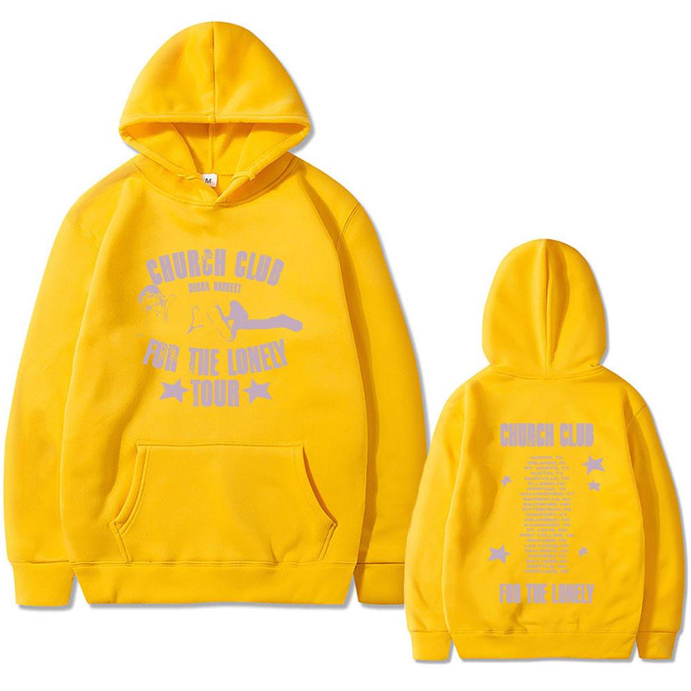Warm Nessa Barrett Church Club for Solid Tour Men's fashion Pop Punk streetwear hoodie