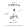 Charms Plata Colored Book Desk Lamp Glasses Pendants Fit Original Bracelets Charms For Women Jewelry Diy Making Gifts