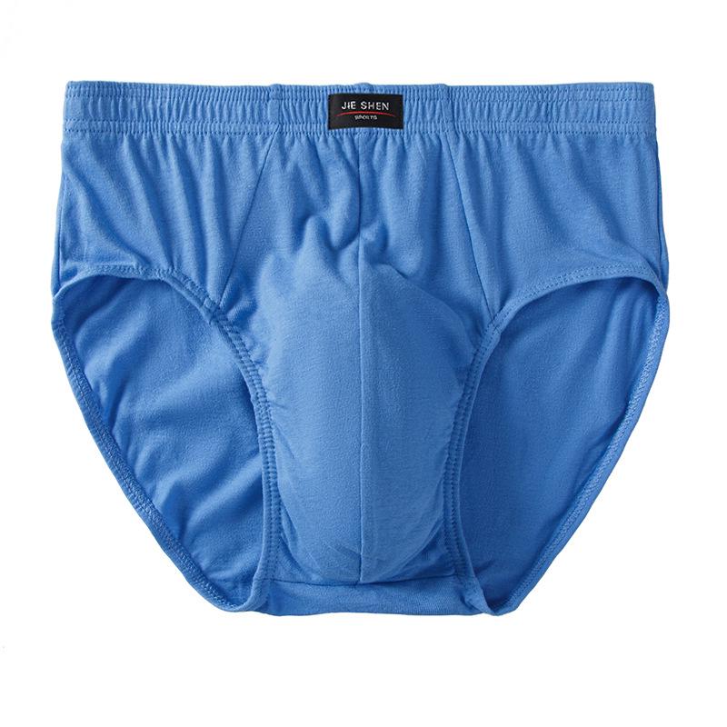 Men's Mid-Waist Cotton Underwear - Loose, Large Size for All Seasons