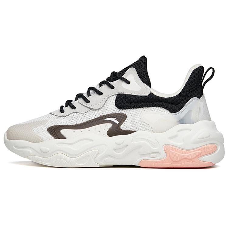 

New Anta Broken Cocoon 2.0 Cushioning Anti-Slip And Wear-Resistant Low-Top Sports Casual Shoes Women s White Black 122228861-4 35.5