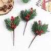 3/5Pcs Christmas Decoration Artificial Berry Bouquet Pine for Home Decor Crafts Garland Navidad New Year 2026 Garland Accessory