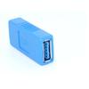 PC Laptop Black Blue Changer Connector Coupler Gender USB 3.0 Adapter Type A Female To Female