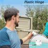 4 Pack Cooler Plastic Hinges With Screws Set, Cooler Hinges Replacement Parts, For Camping Coolers