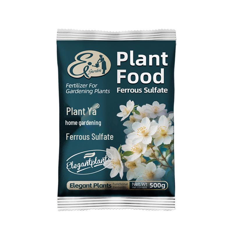 Ferrous Sulfate Fertilizer for Acid-Loving Plants: Gardenia, Camellia, Azalea, Osmanthus - Water-Soluble, Anti-Yellow Leaves.