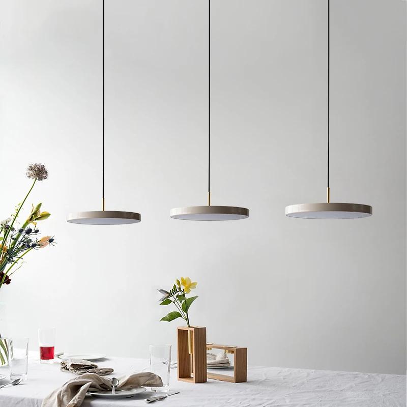 UFO Metal Led Pendant Light Modern Art Design Suspension Round Indoor Hanging Lamp Nordic Kitchen Dining Living Room Home Decor