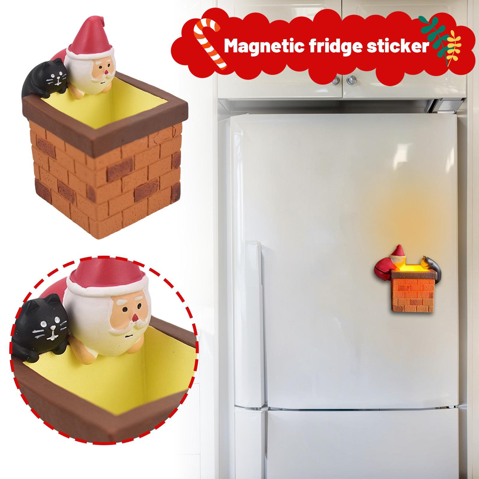 

Светящийся камин Магнит на холодильник Рождественский подарок Миниатюрный каминный светильник Украшение для дома One Size